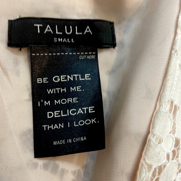 Aritzia Talula OJI White Lace Mini Dress Sz. Small - Picture 7 of 9